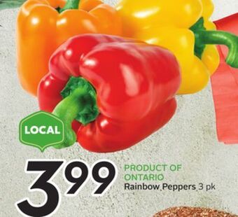Sobeys Rainbow peppers offer