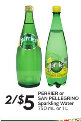 Sobeys Perrier or san pellegrino sparkling water offer