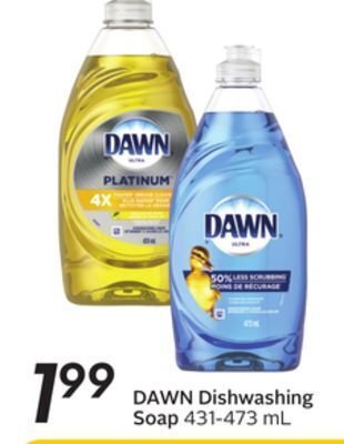 Sobeys Dawn dishwashing soap offer