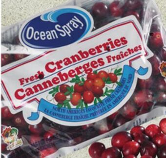Sobeys Ocean spray cranberries offer