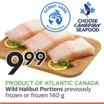 Sobeys Wild halibut portions offer