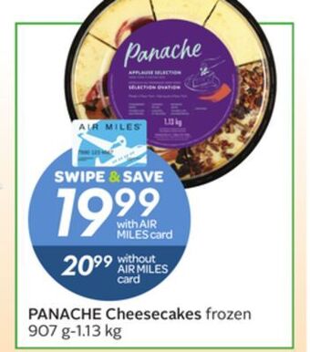 Sobeys Panache cheesecakes offer
