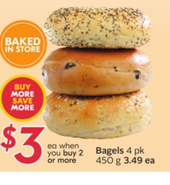 Sobeys Bagels offer