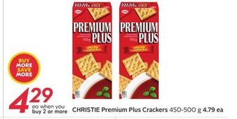 Sobeys Christie premium plus crackers offer