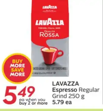 Sobeys Lavazza espresso offer