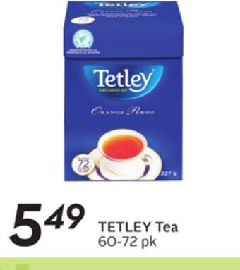 Sobeys Tetley tea offer