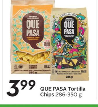 Sobeys Que pasa tortilla chips offer