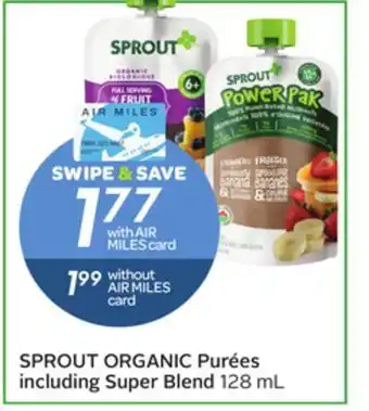 Sobeys Sprout organic purées including super blend offer