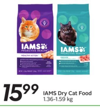 Sobeys Iams dry cat food offer