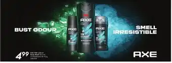Sobeys Axe hair care or body wash offer