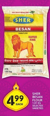 Food Basics Sher besan flour offer
