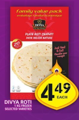 Food Basics Divya roti offer