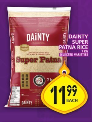 Food Basics Dainty super patna rice offer