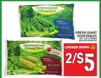 Food Basics Green giant vegetables offer