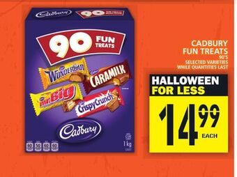 Food Basics Cadbury fun treats offer