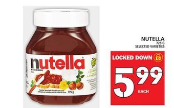 Food Basics Nutella offer