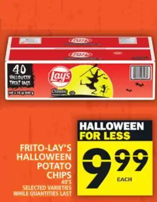 Food Basics Frito-lay's halloween potato chips offer