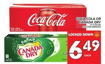 Food Basics Coca-cola or canada dry offer