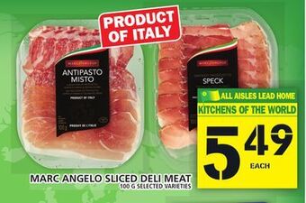 Food Basics Marc angelo sliced deli meat offer