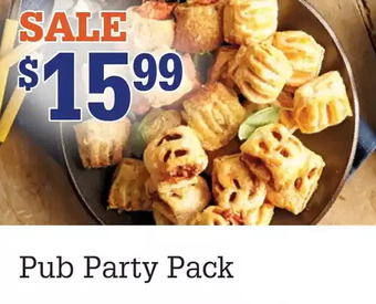 M & M Food Market Pub party pack offer
