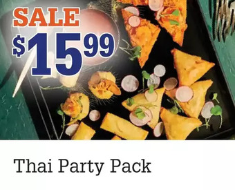 M & M Food Market Thai party pack offer