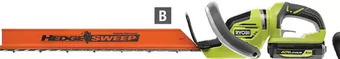 Home Depot Ryobi 40v 24" hedge trimmer kit offer