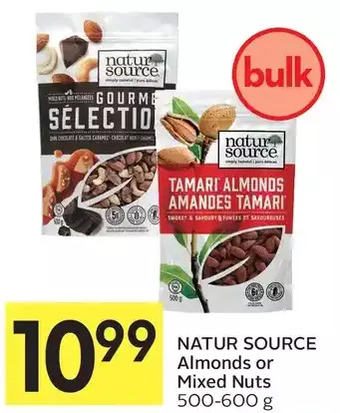 Foodland Natur source almonds or mixed nuts offer