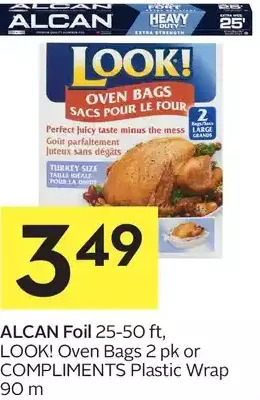 Foodland Alcan foil, look! oven bags or compliments plastic wrap offer