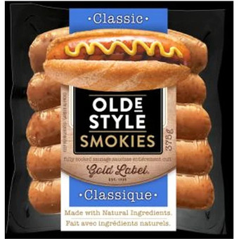 Giant Tiger Gold label smoked sausages offer