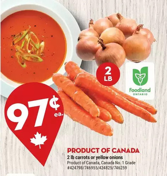 Giant Tiger 2 lb carrots offer