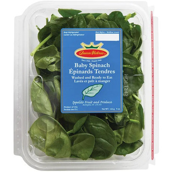 Giant Tiger 5 oz queen victoria baby spinach or spring mix offer