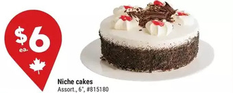 Giant Tiger Niche cakes offer