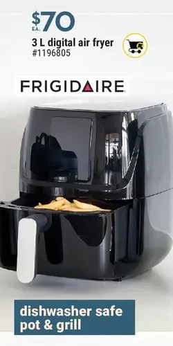 Giant Tiger Frigidaire 3 l digital air fryer offer