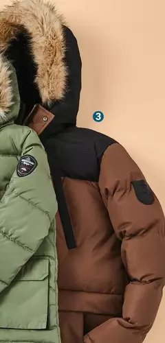 Giant Tiger Men's winter parka with faux fur detail offer