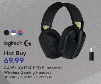 Staples Logitech g435 lightspeed bluetooth wireless gaming headset offer