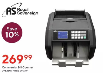 Staples Royal sovereign commercial bill counter offer