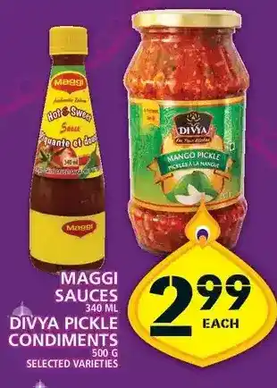 Food Basics Maggi sauces | divya pickle condiments offer