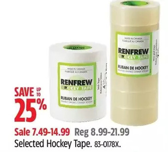 Canadian Tire Hockey tape offer