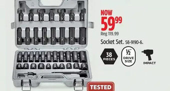 Canadian Tire Maximum socket set offer
