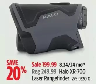 Canadian Tire Halo xr-700 laser rangefinder offer