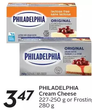 Sobeys Philadelphia cream cheese or frosting offer
