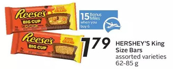 Sobeys Hershey's king size bars offer
