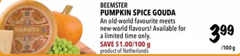 Farm Boy Beemster pumpkin spice gouda offer