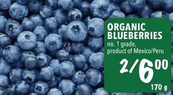 Farm Boy Organic blueberries offer