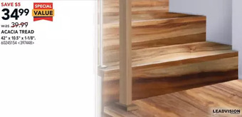 RONA Acacia tread offer