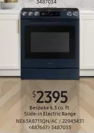 RONA Samsung bespoke 6.3 cu. ft. slide-in electric range offer