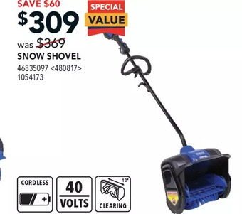 RONA Snow shovel offer