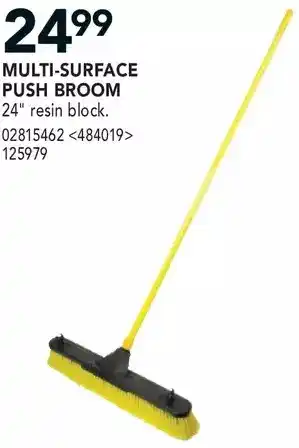 Multi-surface push broom