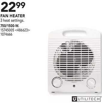 RONA Utilitech fan heater offer