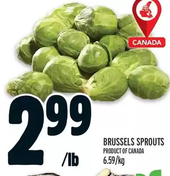 Metro Brussels sprouts offer